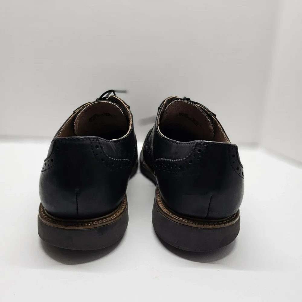 COLE HAAN Grand OS Mens‎ Size 9 M Black Leather Wingtip Oxford Dress Shoes